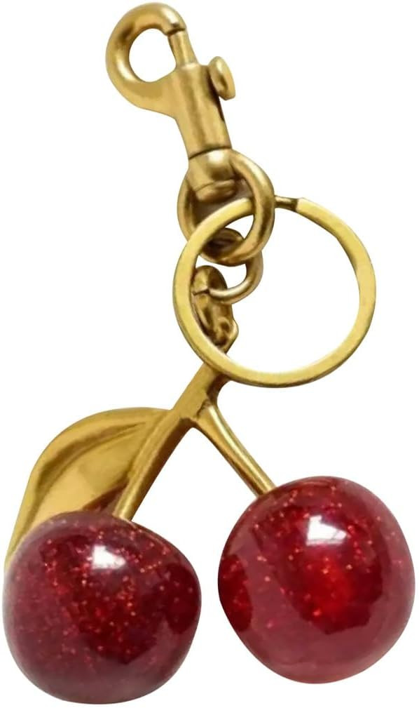 Keychain Bag Charm for Car,Cute Cherry Key Chains Accessories Gifts for Women or Girls | Amazon (US)
