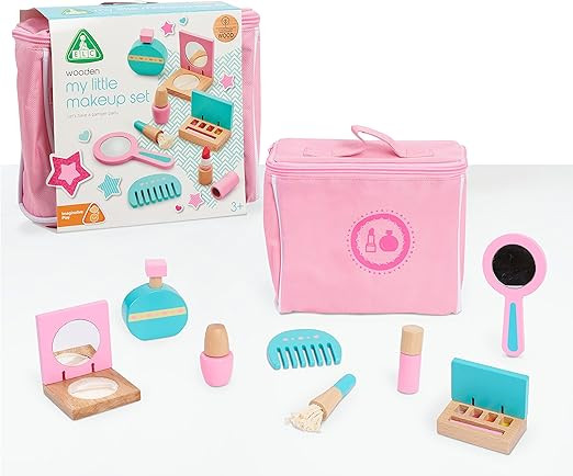 Early Learning Centre Wooden My Little Make Up Set, 9-Piece Imagination and Pretend Play Toy Make... | Amazon (US)