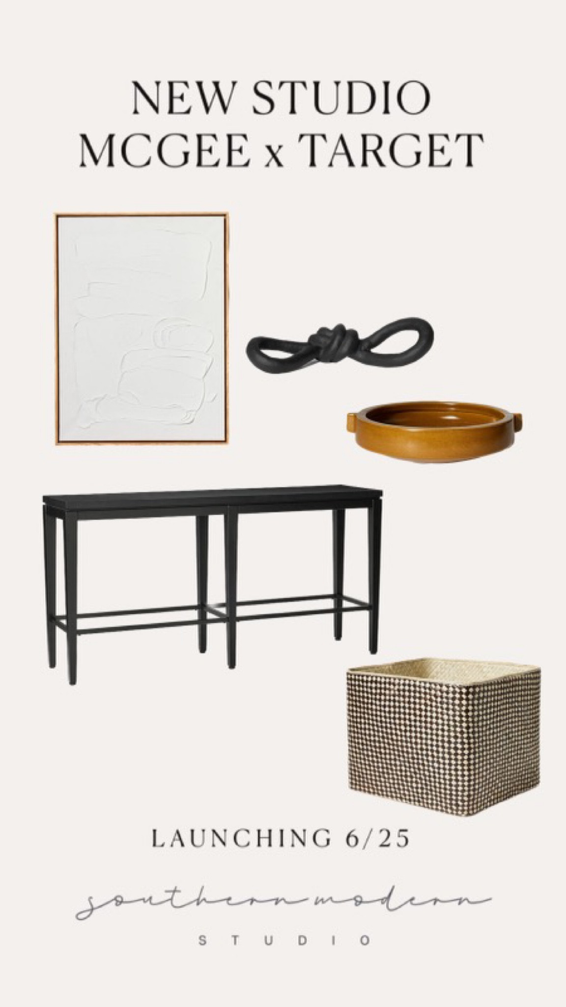 This collection by Studio McGee for Target is perfect for a modern, minimalist home. This set is perfect for an entry way or foyer. 

Artwork, studio mcgee art, console table, entry table, baskets, bowls, decor items, home decor, styling, shelf styling

#LTKunder100 #LTKFind #LTKsalealert