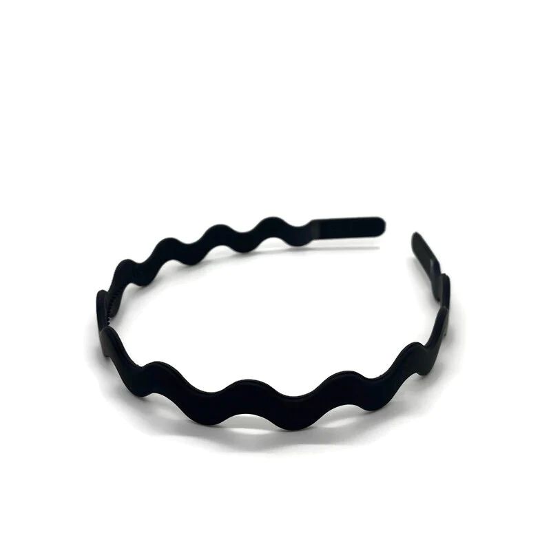 Black Matte Wavy Headband | Sea Marie Designs