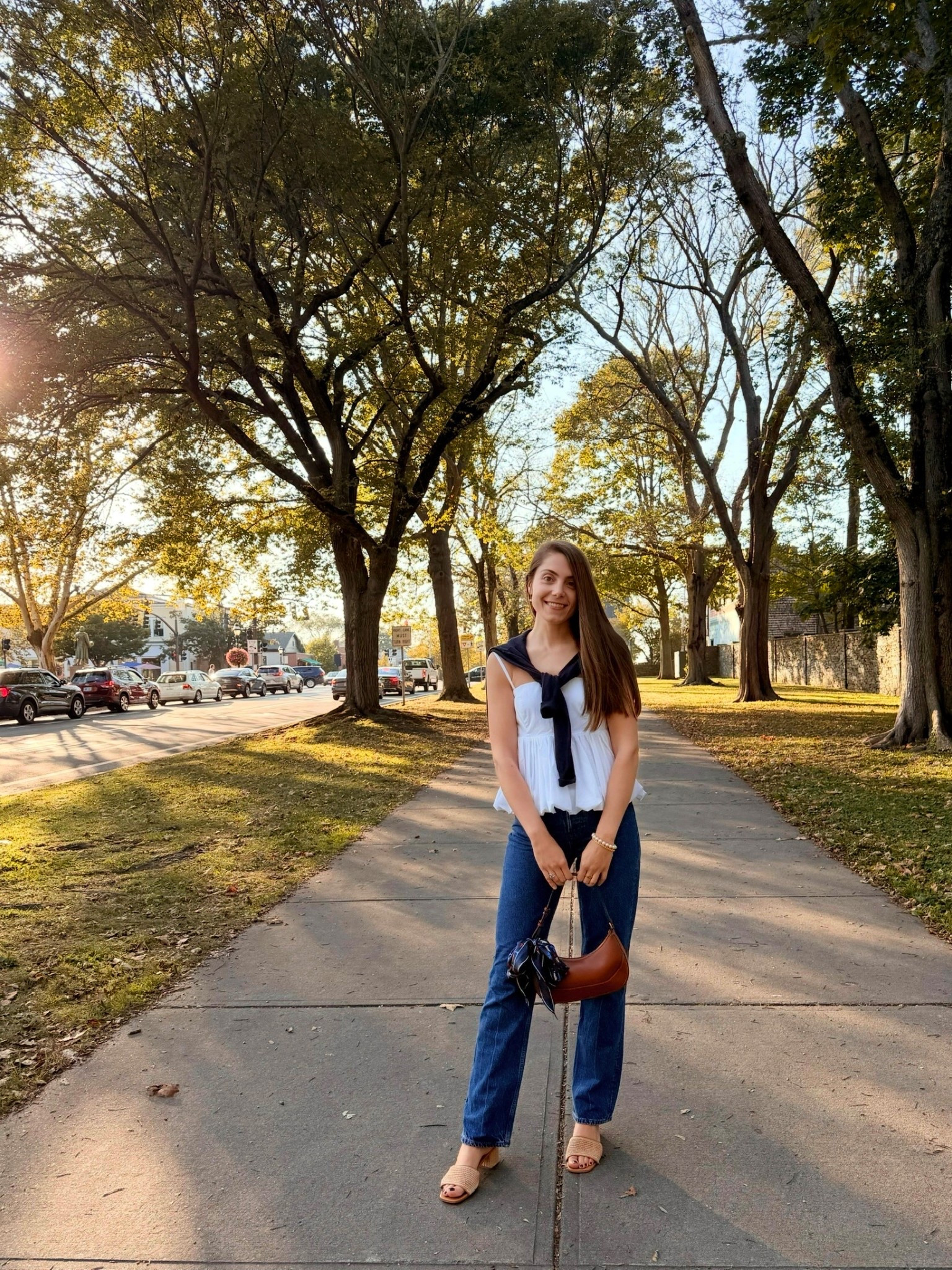 Bubble top, preppy style, reformation jeans 

#LTKStyleTip