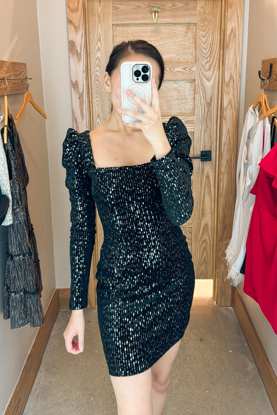 Dress (XS), holiday dress, holiday party outfit, holiday look, holiday outfit, Christmas outfit, holiday style, black dress, white dress, holiday party dress 

#LTKfindsunder50 #LTKparties #LTKHoliday