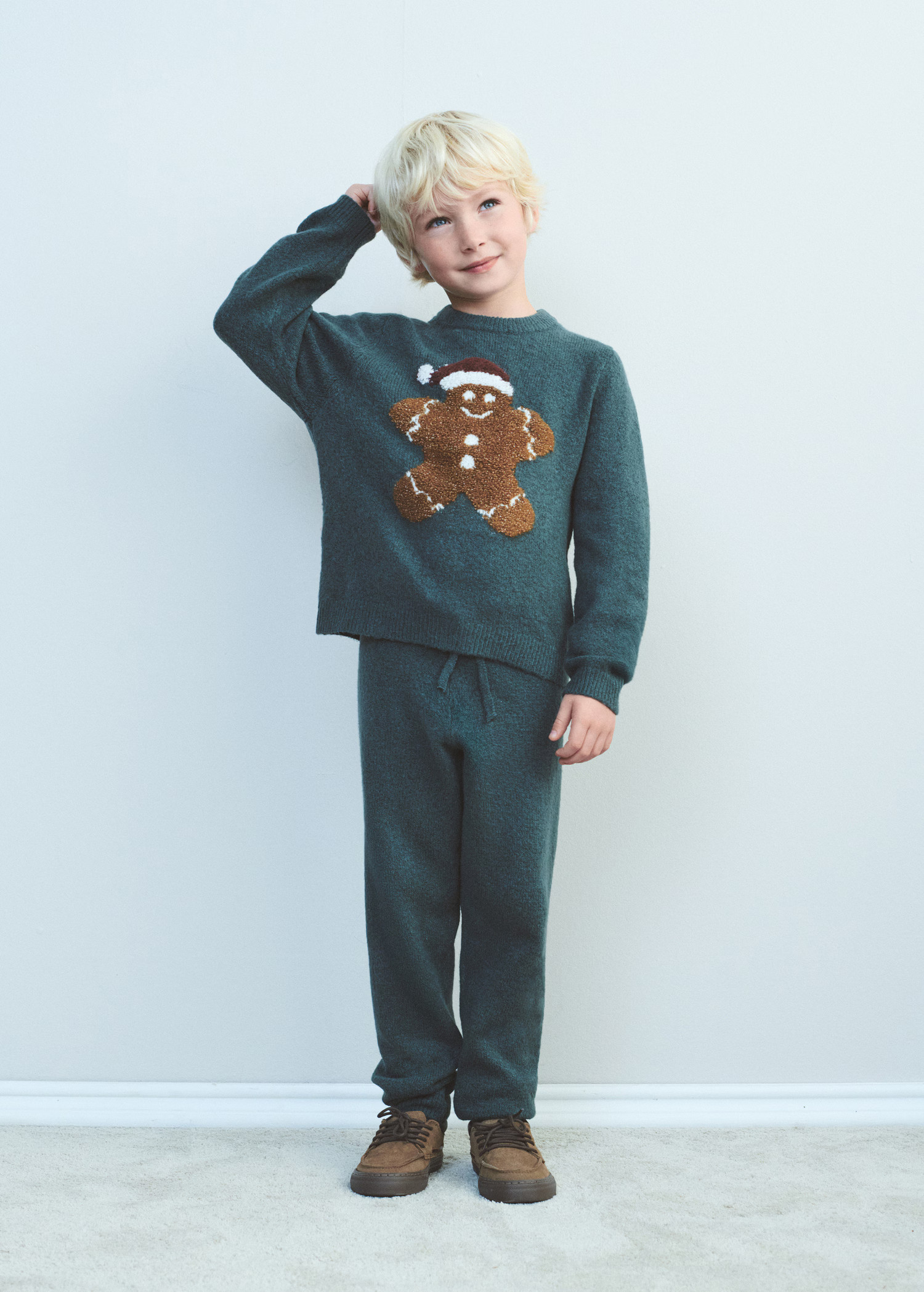 Christmas embroidered sweater - Kids | MANGO United Kingdom | MANGO (UK)