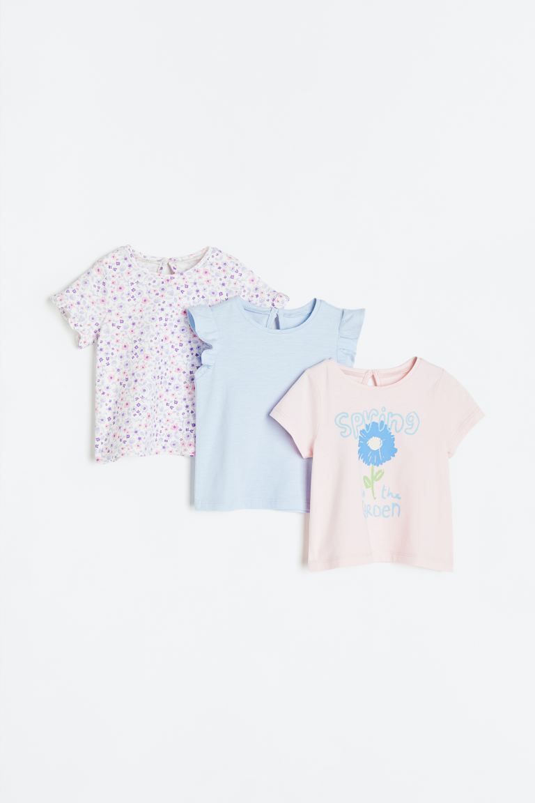 3-pack Cotton Tops | H&M (US)