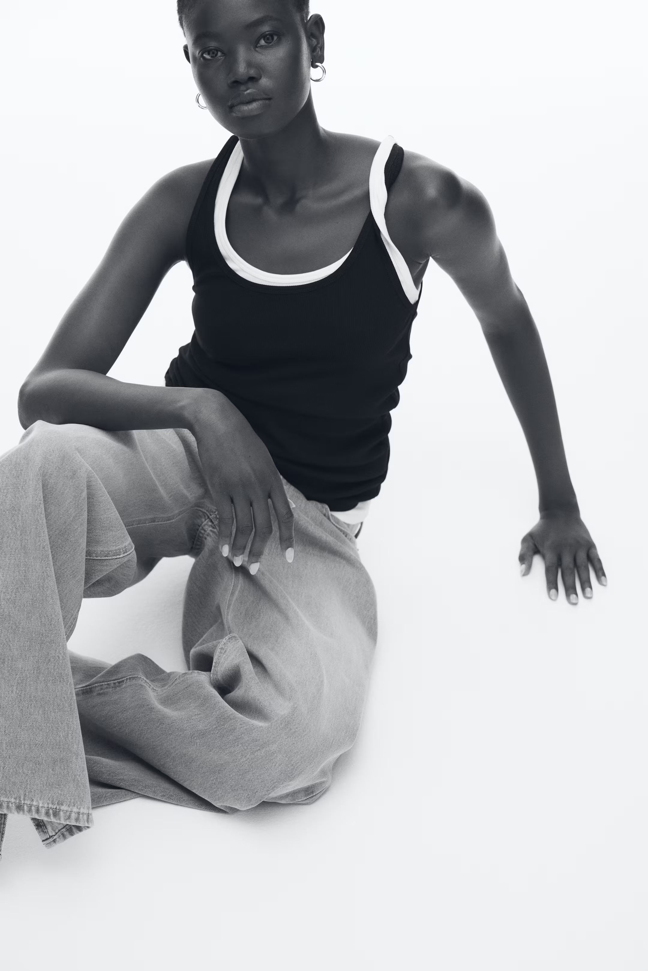 Rib-Knit Tank Top | H&M (US + CA)