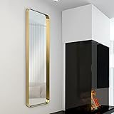 PSM-30103-1848 Empire Art Direct, Ultra Brushed Gold Stainless Steel Rectangle Wall Mirror, Mirror f | Amazon (US)