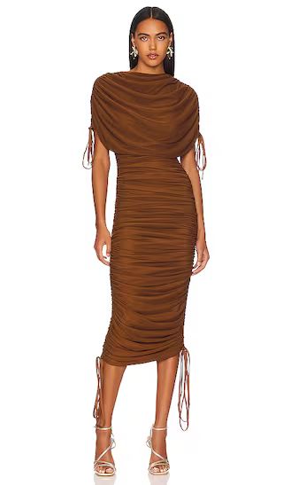 x REVOLVE Ratu Mesh Dress in Coffee | Revolve Clothing (Global)