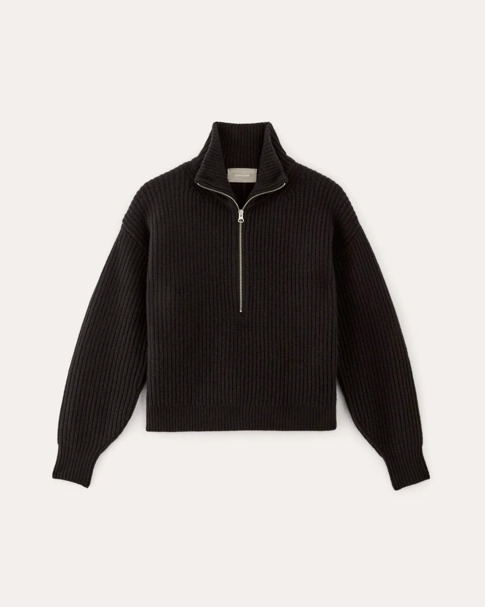 The Half-Zip Sweater in Luxe Merino | Heathered Oat | Everlane