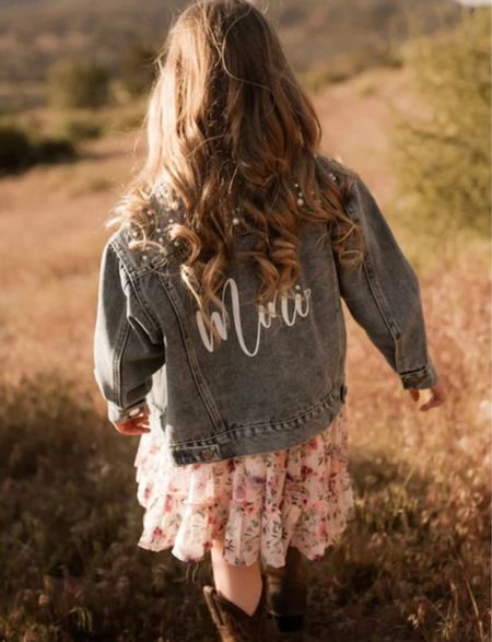 Cutest little girl Jean jacket 

#jeanjacket #toddlergirl #girlclothing #personalizedclothing #etsy

#LTKstyletip #LTKunder50 #LTKkids