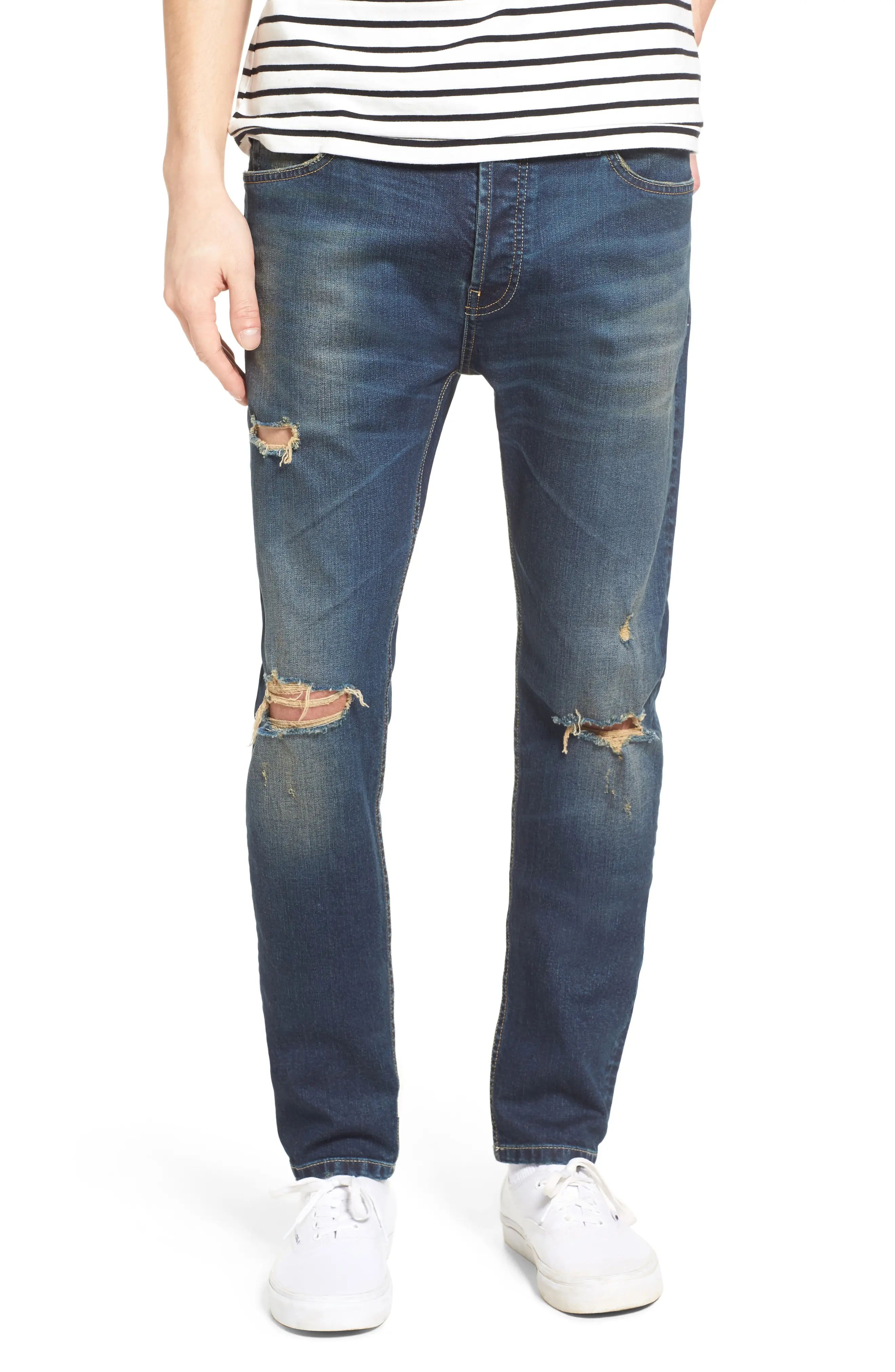 Ripped Stretch Skinny Fit Jeans | Nordstrom