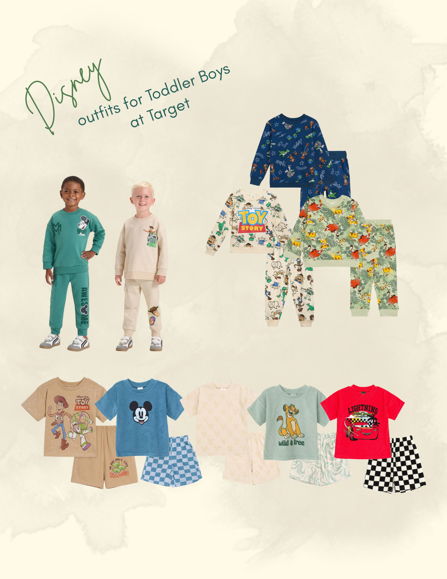 Disney toddler boy outfits that are cute and practical ✨ From comfy graphic tees to soft sets perfect for park days, these pieces are easy to mix, match, and move in. I love outfits that keep my toddler comfortable for long days of walking, stroller naps, and all the Disney magic—without sacrificing style. Perfect for Disney trips, character meet days, or everyday play with a little extra magic 🏰💙 

 #LTKFindsUnder50 #LTKBaby #LTKKids