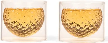 Kikkerland Design Set of 2 Golf Ball Glasses | Nordstrom | Nordstrom