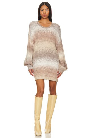 Show Me Your Mumu Timothy Tunic in Neutral Space Dye Knit from Revolve.com | Revolve Clothing (Global)
