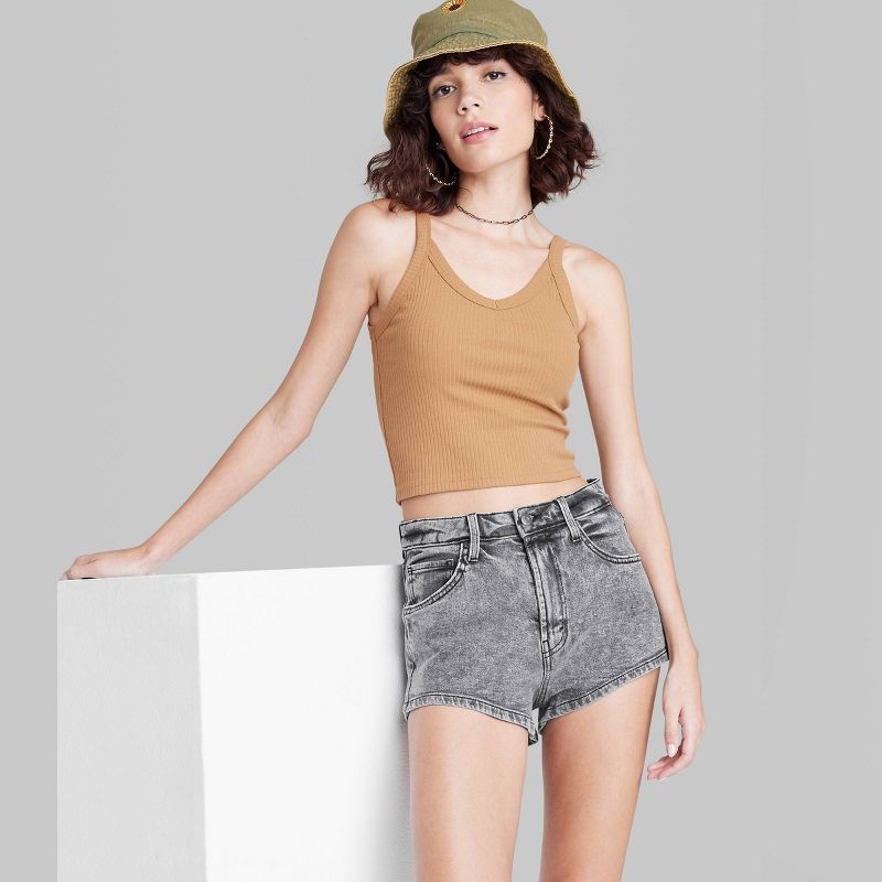 Women's High-Rise Cheeky Jean Shorts - Wild Fable™ | Target