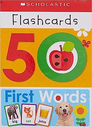 50 First Words Flashcards: Scholastic Early Learners (Flashcards)    Hardcover – August 29, 201... | Amazon (US)