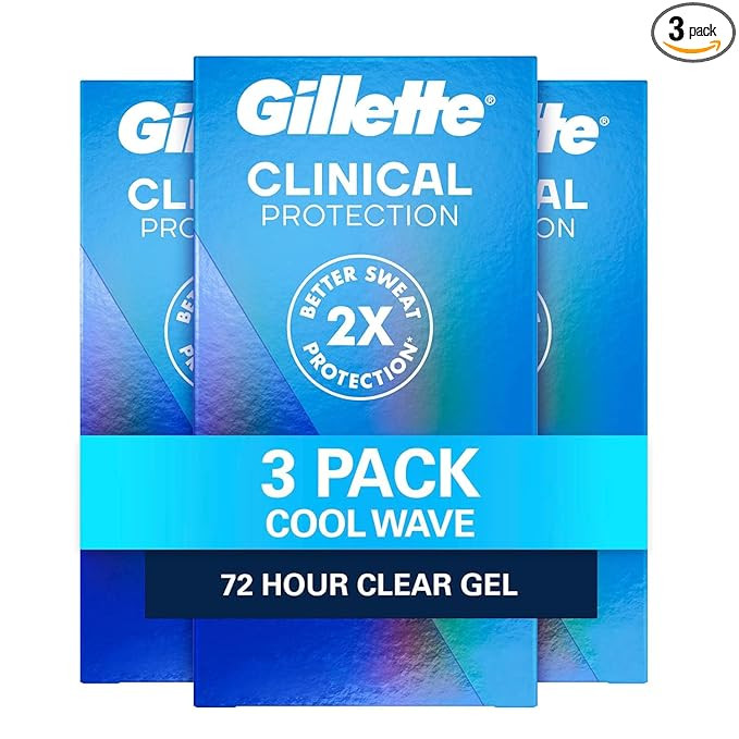 Gillette Clinical Antiperspirant and Deodorant for Men, 72hr Sweat & Odor Protection, Long Lastin... | Amazon (US)