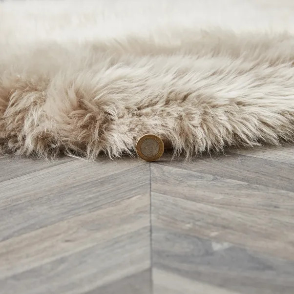 Quad Sheepskin Rug | Dunelm (migrated)