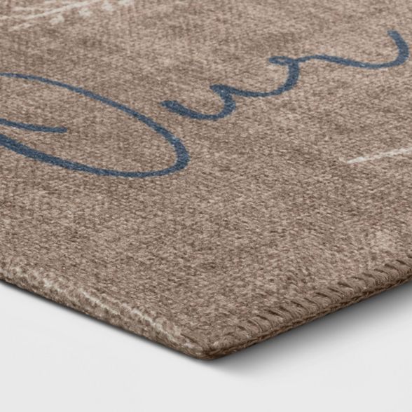 2&#39;x3&#39; Our Nest Printed Rug Gray - Threshold&#8482; | Target