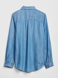 Kids Denim Long Sleeve Shirt | Gap (US)
