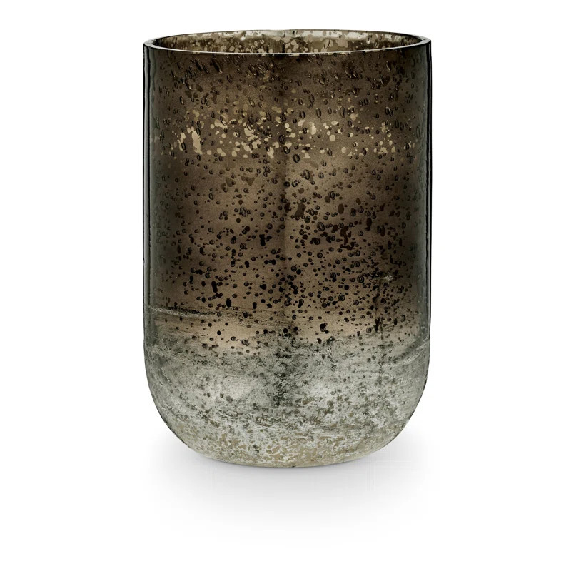ILLUME Noble Holiday Woodfire Large Radiant Glass Candle | Wayfair North America