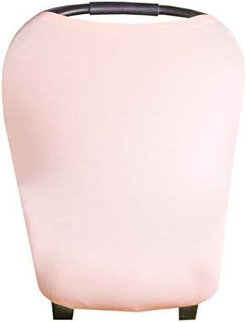 Baby Car Seat Cover Canopy and Nursing Cover Multi-Use Stretchy 5 in 1 Gift"Blush" by Copper Pearl | Amazon (US)