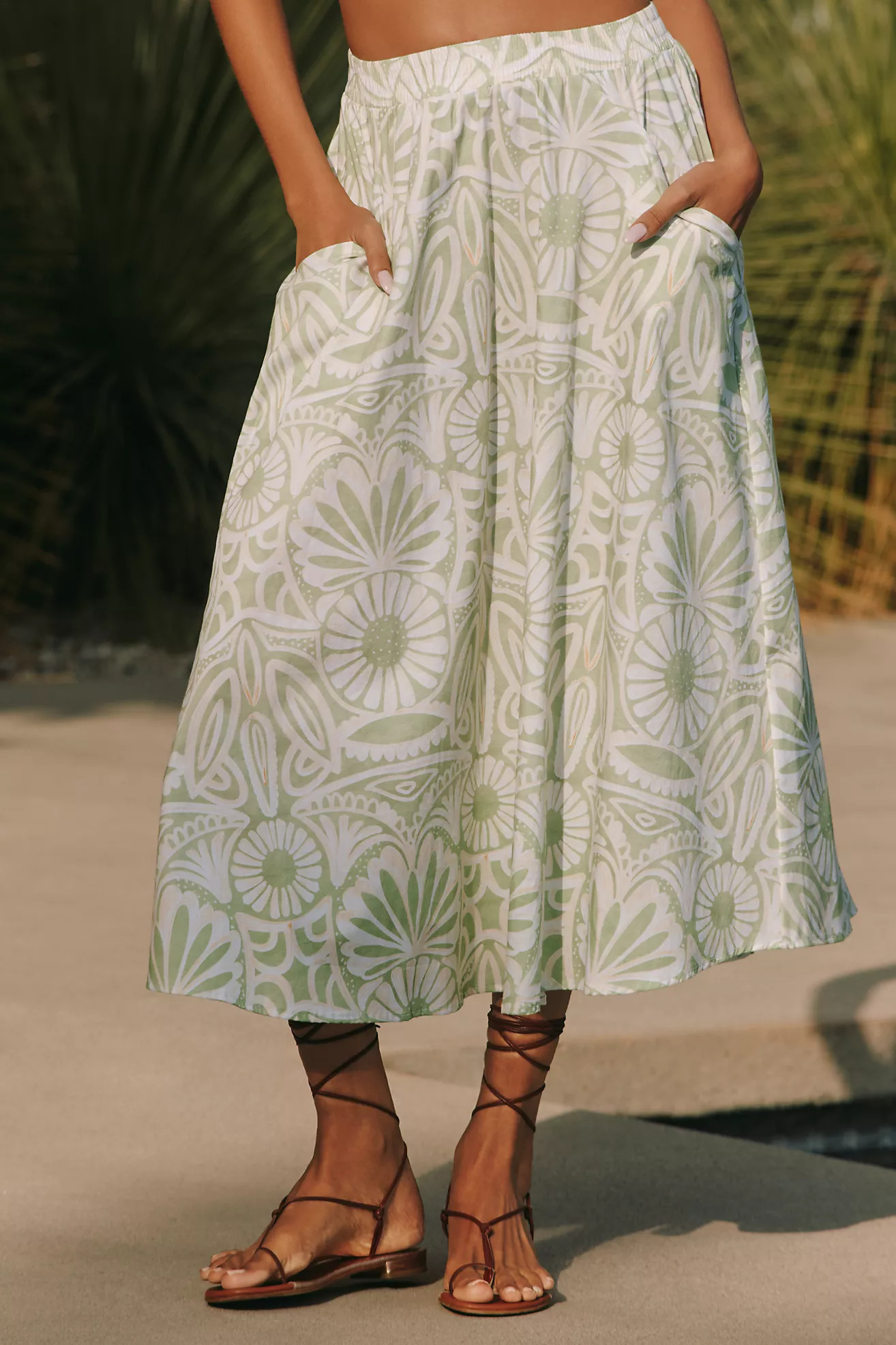 Peixoto Paula Midi Skirt | Anthropologie (US)