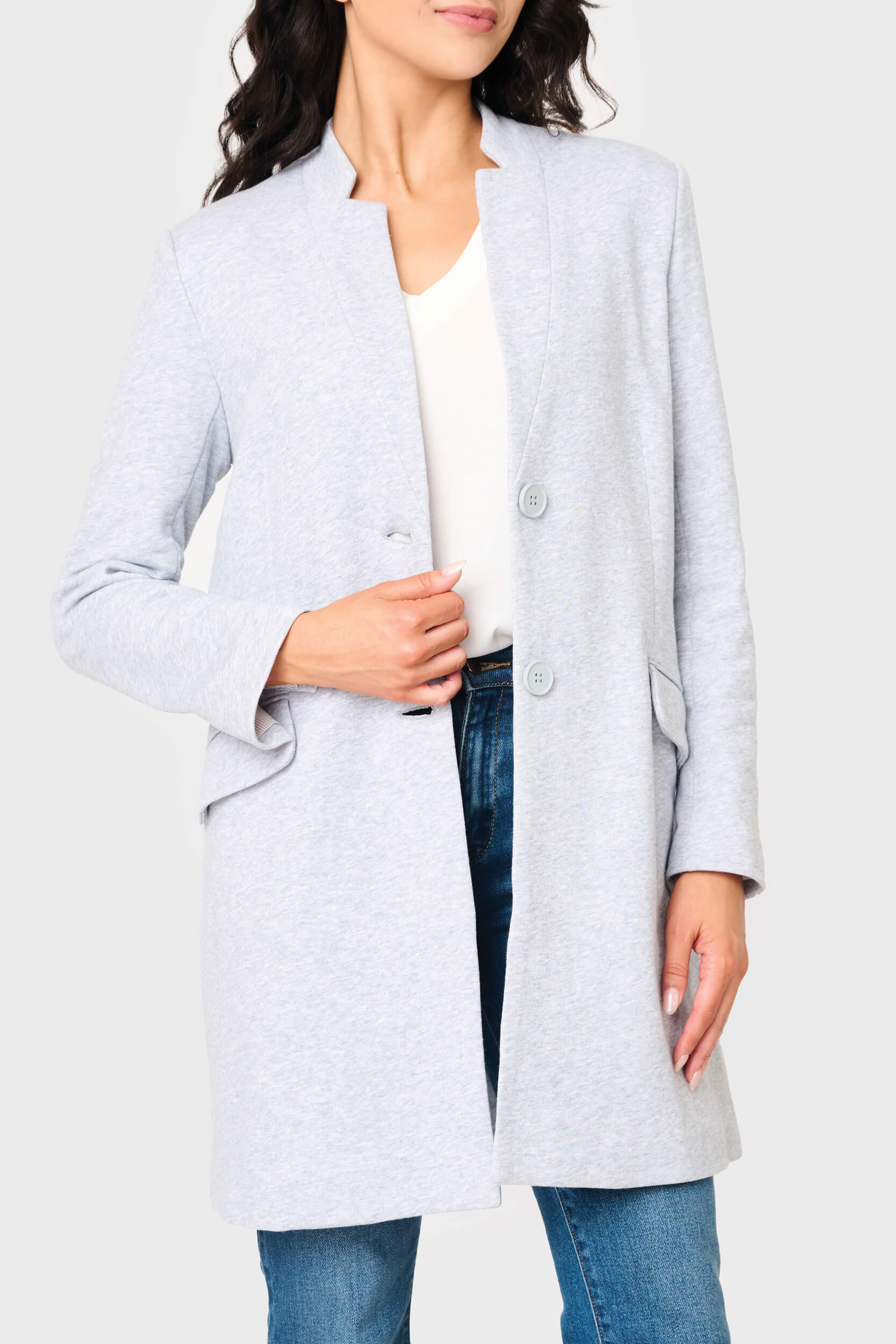 Notch Collar Knit Topper | Gibson