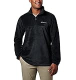 Columbia Men's Steens Mountain Half Zip Fleece, Black, 4X | Amazon (US)