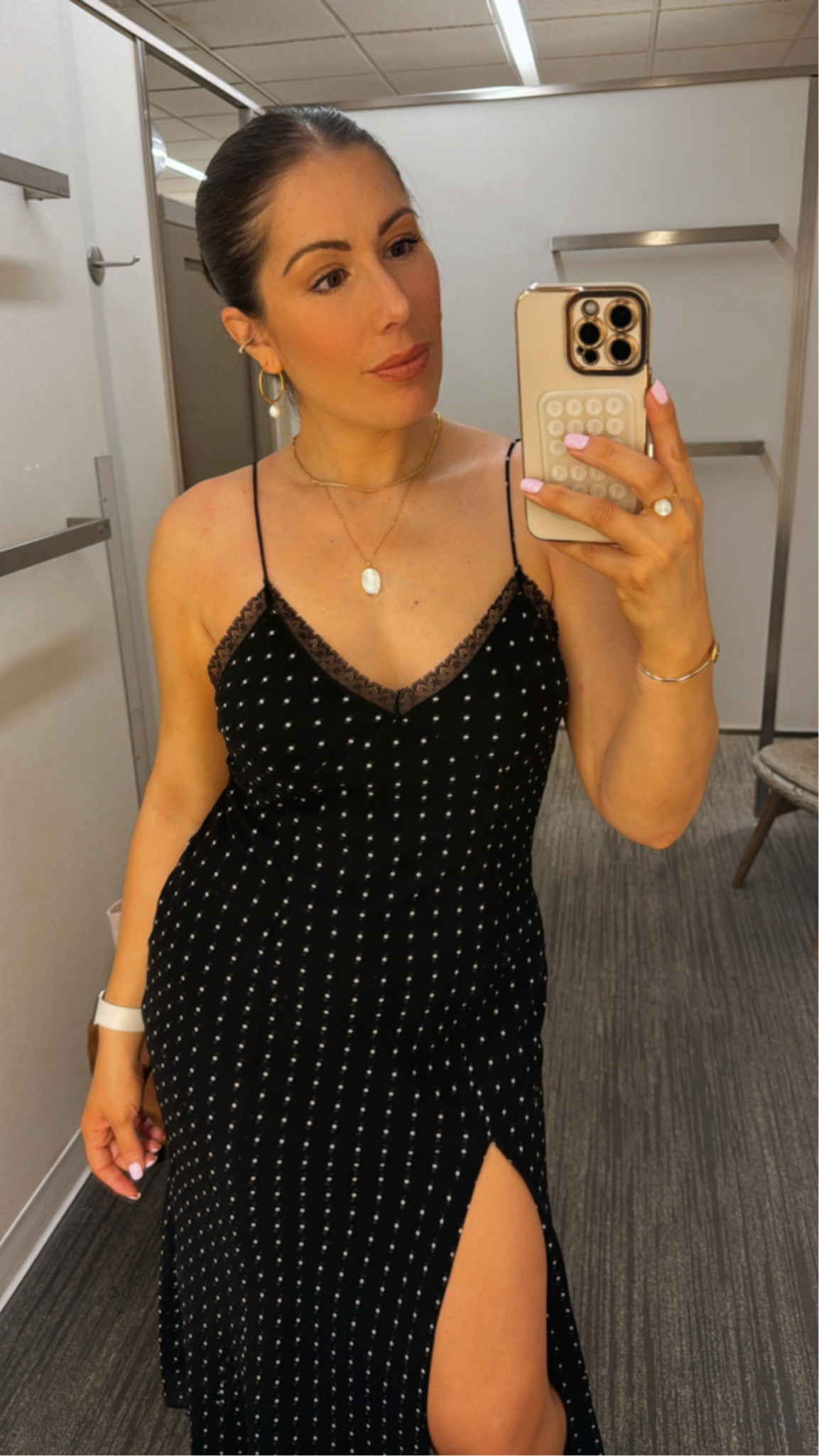 The dress is dressing 🖤🤩

Wearing a medium here. 

#LTKFindsUnder100 #LTKxNSale #LTKStyleTip