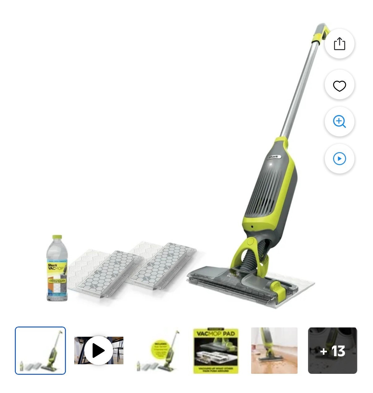 The Shark® VACMOP™ hard floor system combines powerful suction & spray mopping, all in one disposable pad. Lock away dry debris, absorb and scrub wet messes, and toss the pad without touching the mess.

#LTKdayinmylife #LTKHome #LTKSpringSale