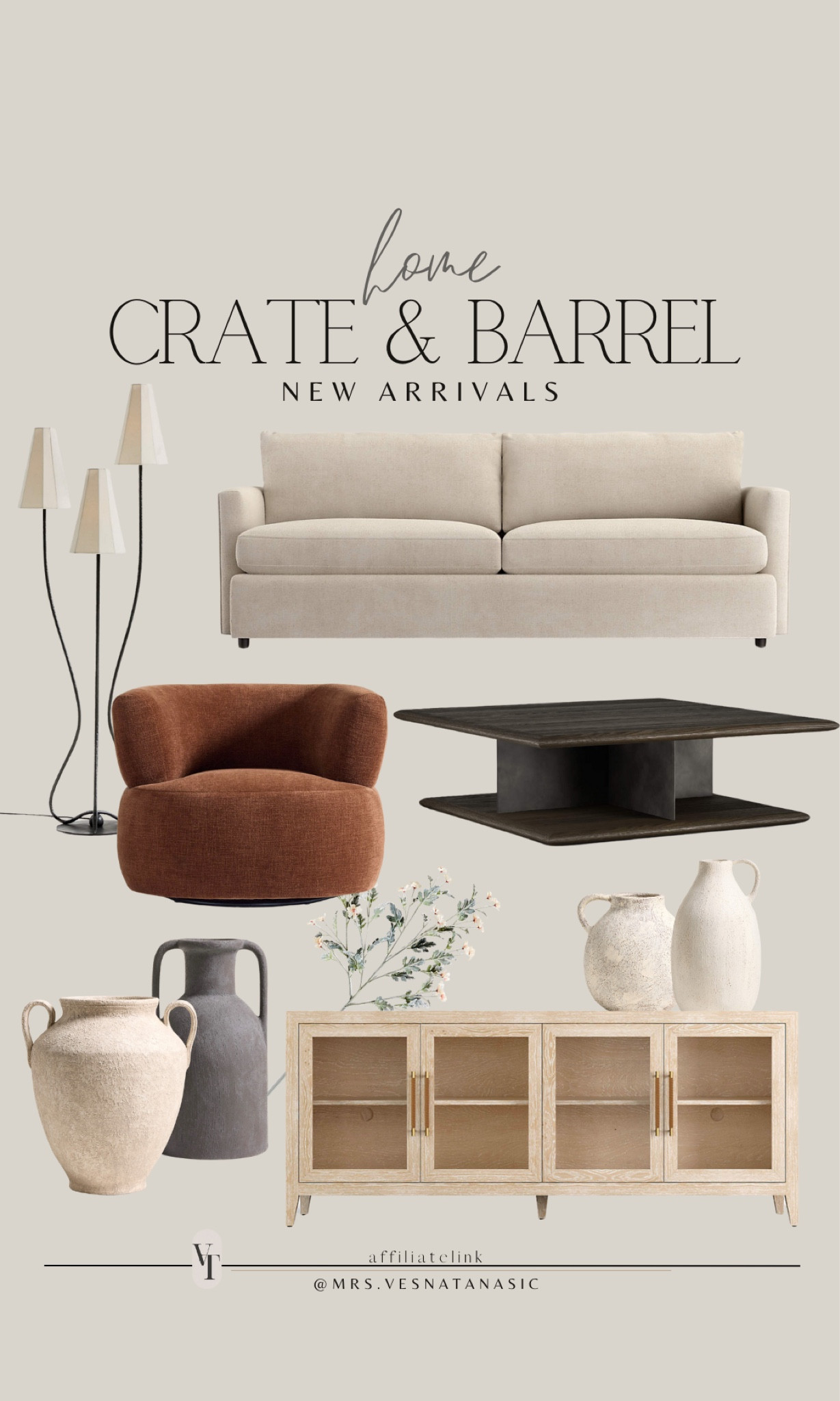 New arrivals at Crate & Barrel! I am loving these tones, deep colors mixed with neutrals and the texture on the new vases! Just in time for a home refresh post holidays! @crateandbarrel #crateandbarrel #newarrivals #home #homerefresh 

#LTKHome #LTKSaleAlert #LTKSeasonal