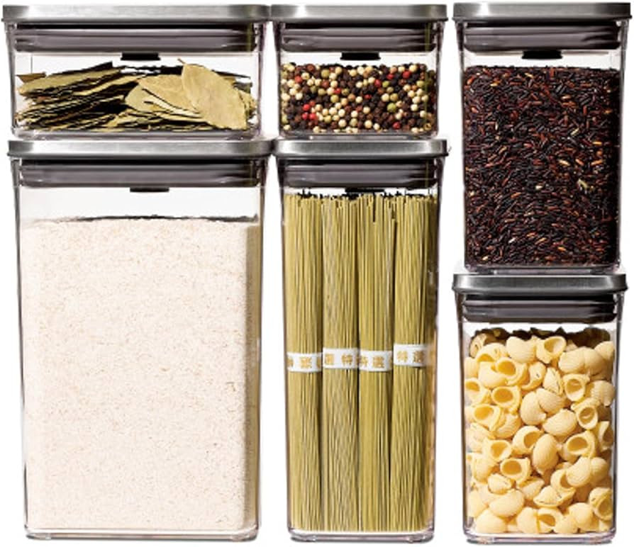 OXO SteeL 6-Piece POP Container Set | Amazon (US)