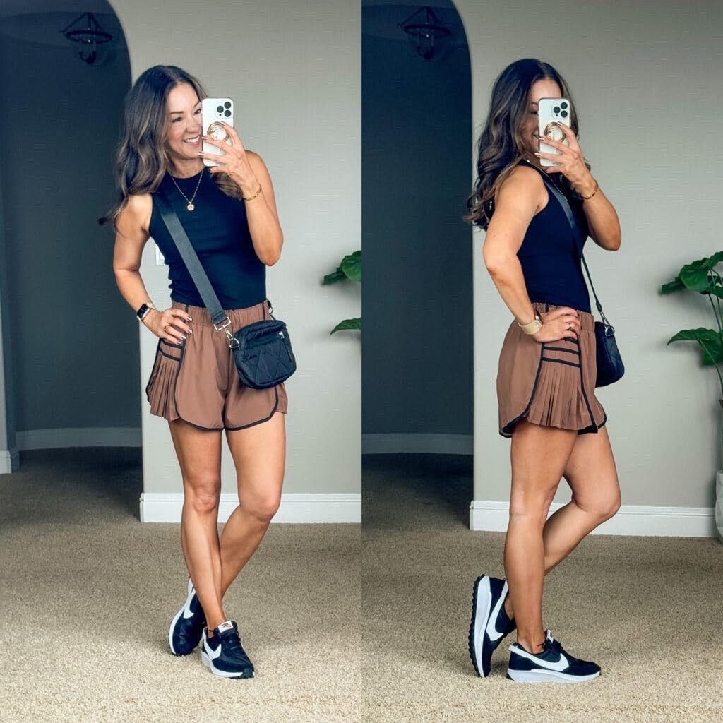 These athletic shorts are such a good Free People Easy Tiger look for less and perfect for summer athleisure outfits, workouts, walking, or everyday errands. They're lightweight, flattering, petite friendly, and easy to style with tanks, sneakers, and casual basics for an effortless sporty look.

athleisure outfit, athletic shorts, Free People look for less, petite friendly fashion, casual summer outfits, sporty style, everyday athleisure, workout outfit, amazon activewear, EverydayHolly

#LTKOver40 #LTKSeasonal #LTKActive