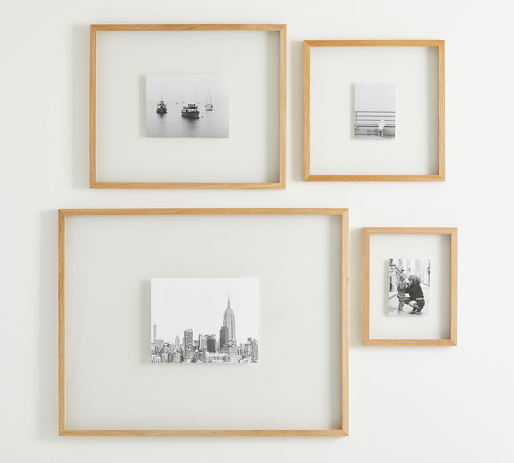 Floating Wood Gallery Frames | Pottery Barn (US)