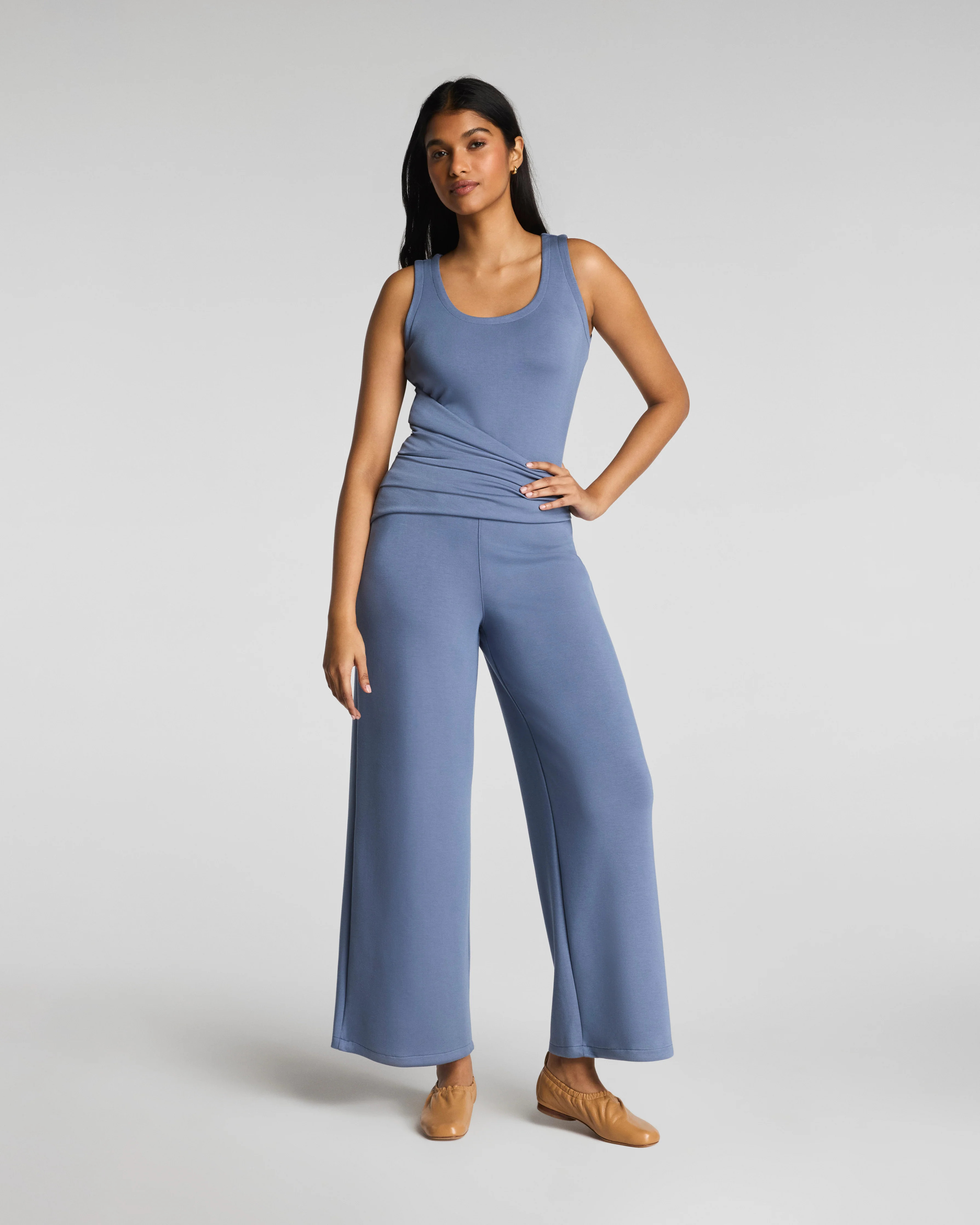 SPANX AirEssentials®Draped Sleeveless Jumpsuit | Spanx