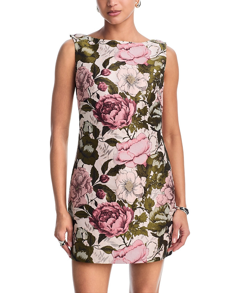 Milly Lane Floral Jacquard Mini Dress | Bloomingdale's (US)