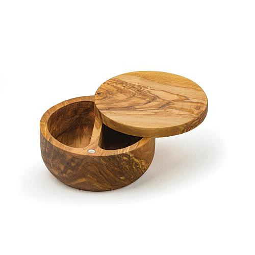 RSVP Olive Wood Salt Box | HSN