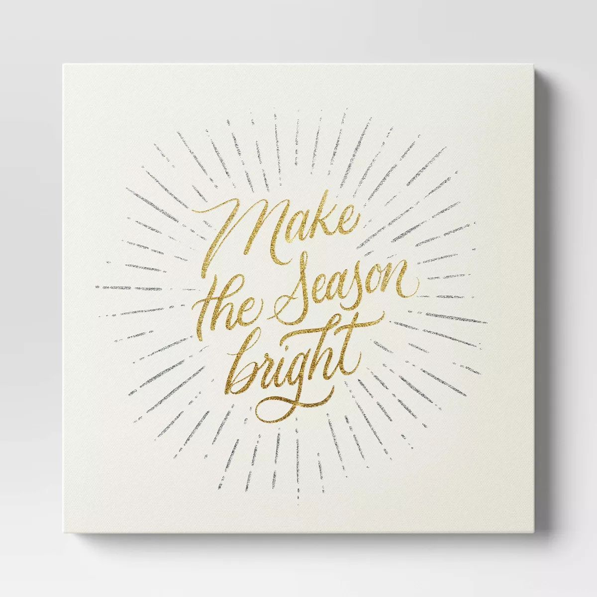 20" x 20" Make The Season Bright Canvas Sign - Threshold™ | Target