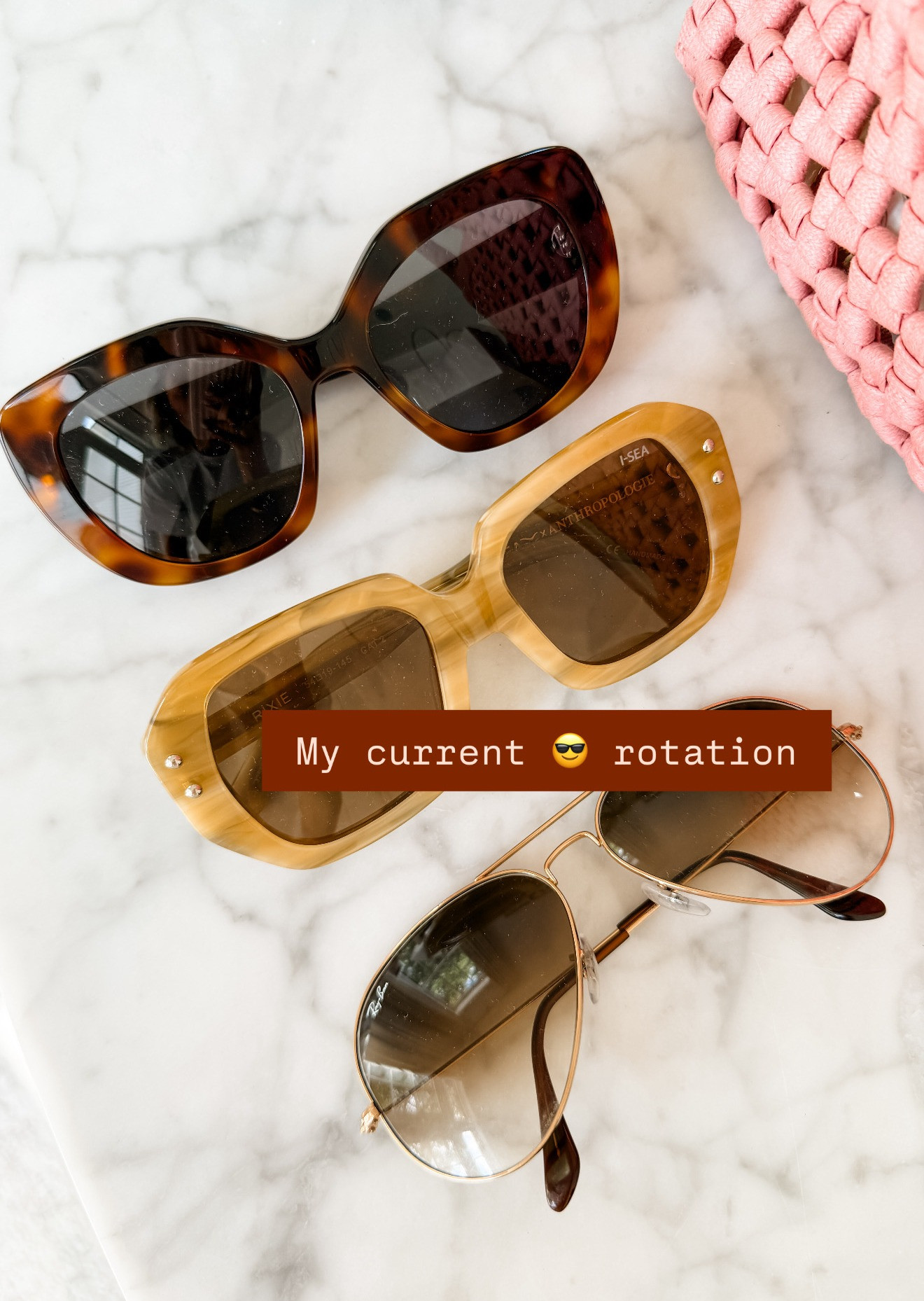Three of my favorite sunglasses lately! My two favorite styles are cat eye and aviator!

Loverly Grey, sunglasses, ray bans, cat eye sunglases, aviator sunglasses 

 

#LTKSeasonal