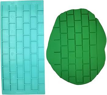 Gobaker Texture 2-Piece Mold Set Tree Bark and Brick Wall Impression Moulds Gum Paste Impression ... | Amazon (US)