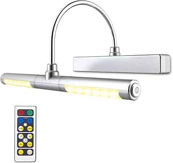 LUXSWAY Wireless Picture Light Battery Operated, Remote Control Painting Light with Rotatable Lig... | Amazon (US)