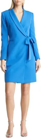 TAHARI ASL Long Sleeve Crepe Coatdress | Nordstrom | Nordstrom