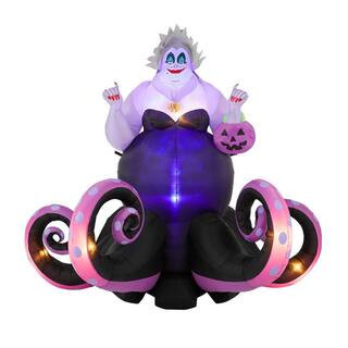 Disney 6 ft Animated Ursula Halloween Inflatable 22GM50121 - The Home Depot | The Home Depot