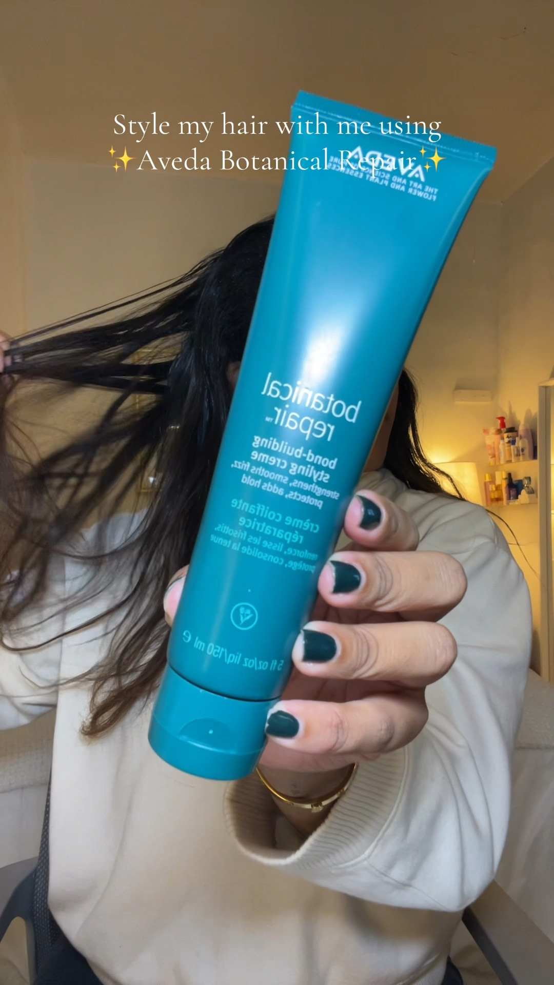 Achieve the perfect slick back bun with Aveda Botanical Repair styling cream! This intensive, bond-building styling cream transforms, protects hair, smooths frizz for up to 72 hours and helps repair damage to hair while styling. 🤯🤯 
#botanicalrepair #hairtips #selfcare 

#LTKVideo #LTKBeauty #LTKStyleTip