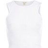 Click for more info about White ribbed crop top