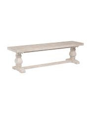 66x16x18 Caleb Solid Reclaimed Pine Bench | TJ Maxx