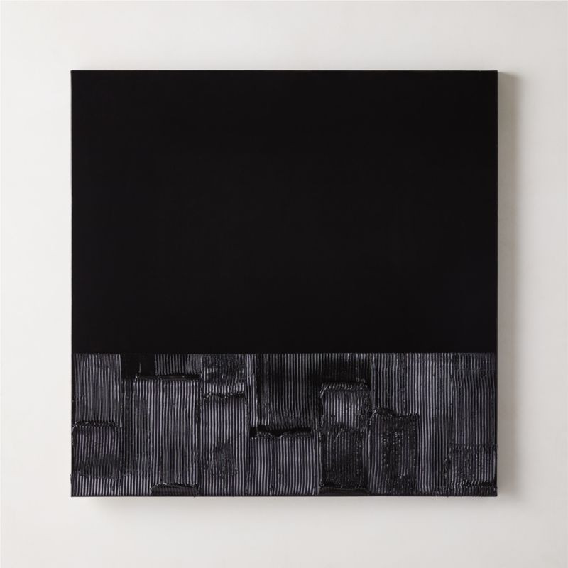 'i should have' Original Acrylic Painting 36"X36" + Reviews | CB2 | CB2