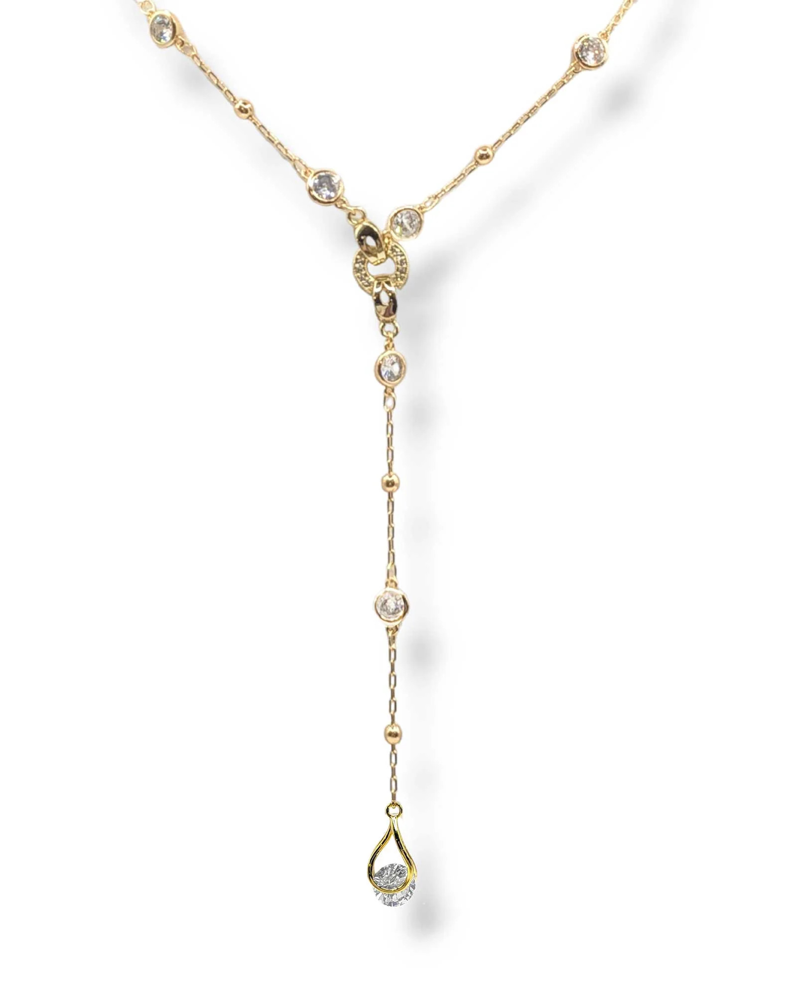 Presley Lariat Necklace | Ariel Taub Luxury Accessories | Ariel Taub
