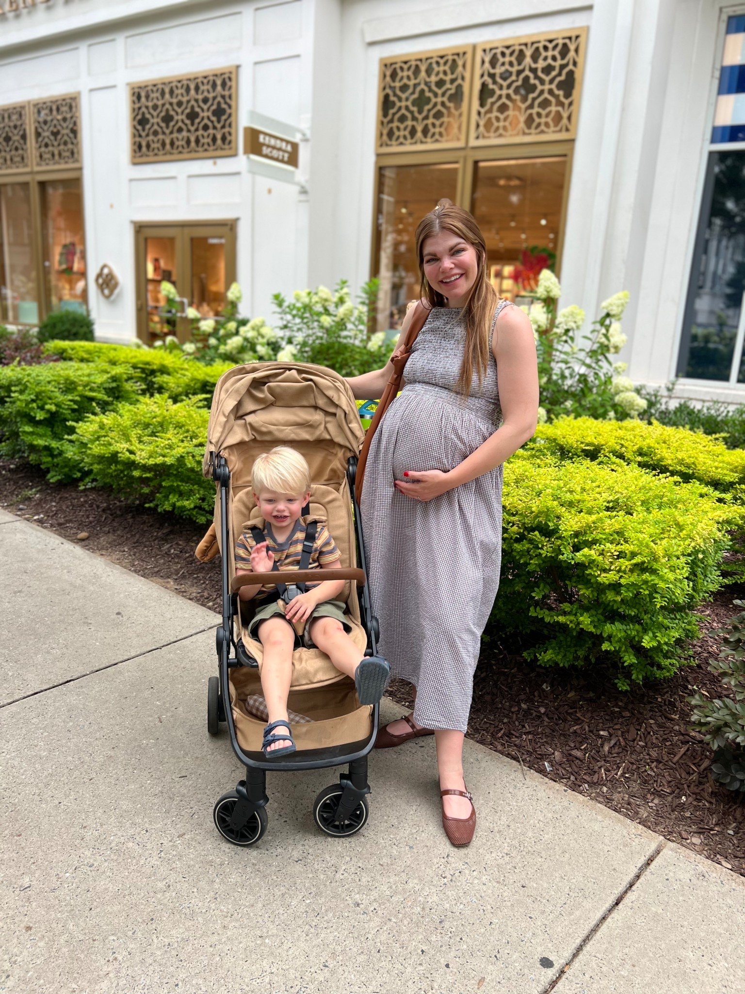 This dress is such a closet staple for all four seasons. Easy to layer as it gets colder and so bump friendly. I’m in a small here, needed a medium to wear on third trimester.



#LTKBump #LTKFamily