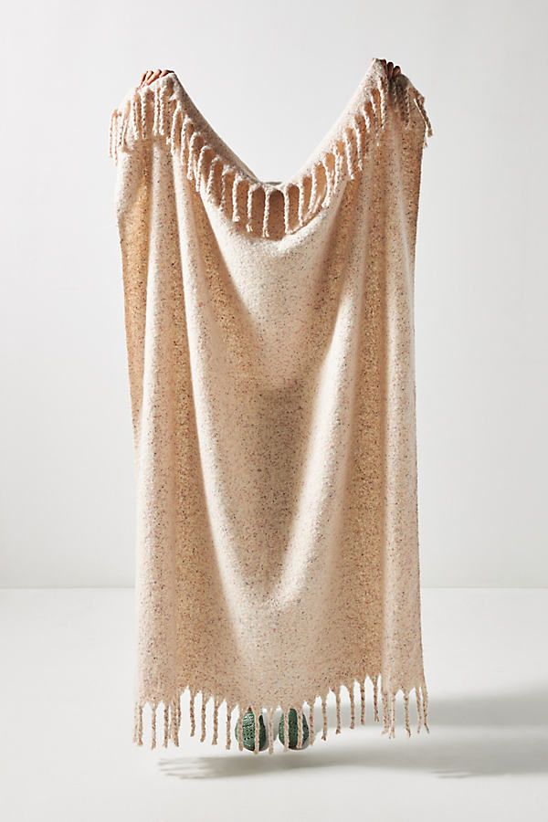 Confetti Throw Blanket By Anthropologie in White | Anthropologie (US)